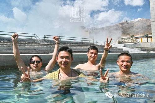 泡温泉的视频